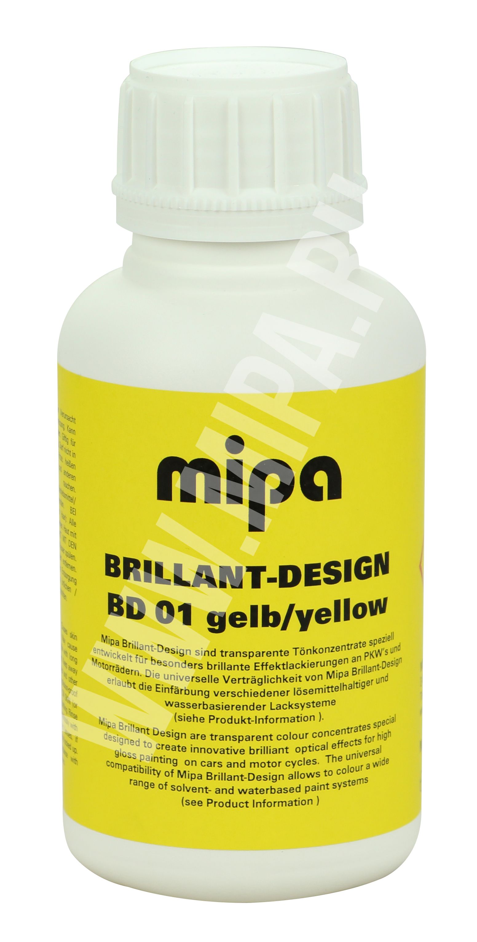 Краска Brillant-Design BD 01 gelb/yellow (кэнди эффект желтый)